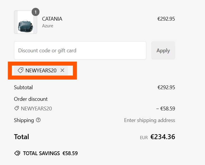 Epiphanie verified Coupon code NEWYEARS20